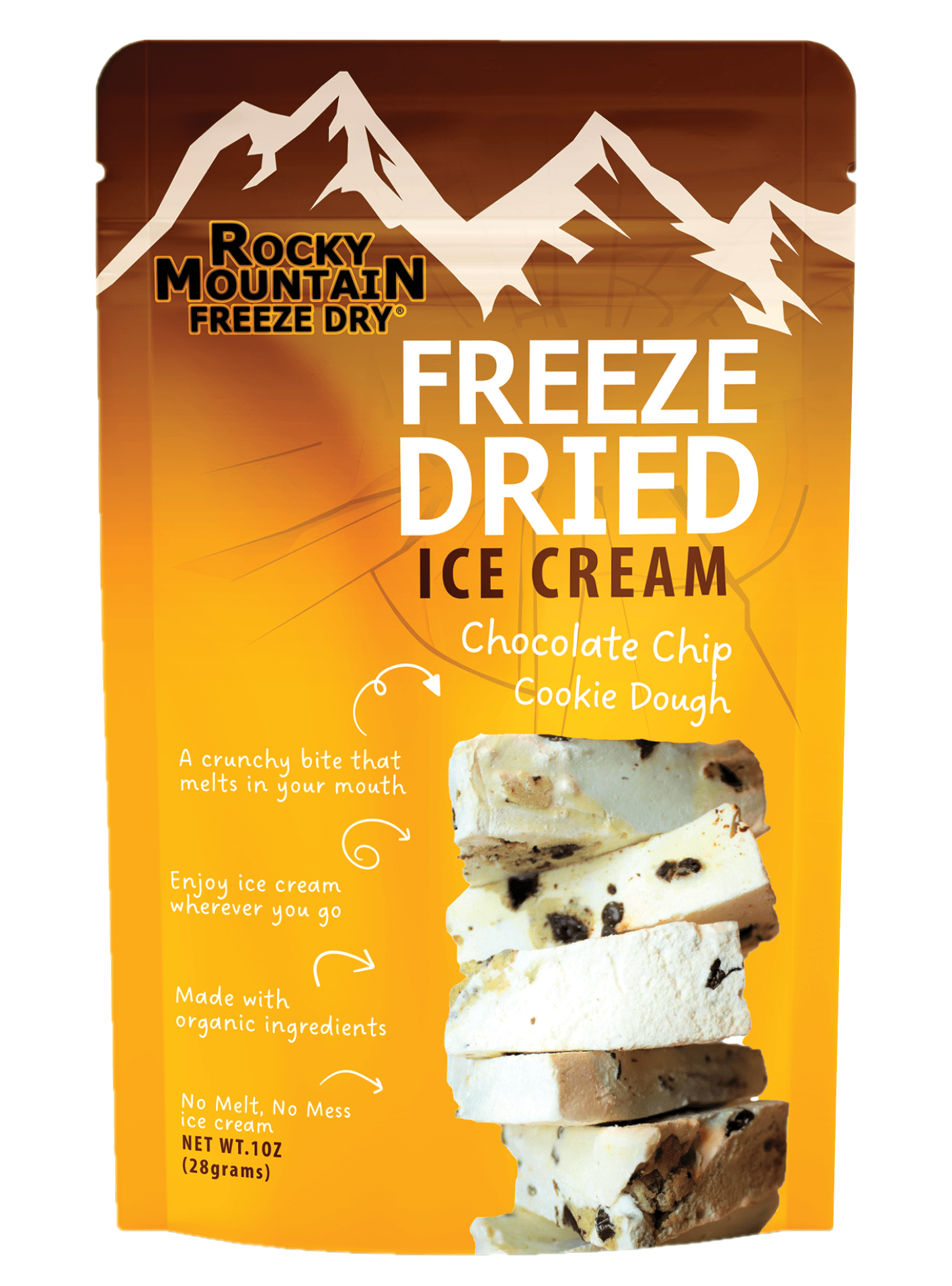 Cookie Dough Freeze Dried Ice Cream | 1 oz Classic Pack – Rocky