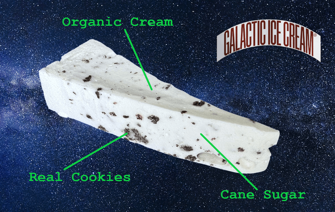 Galactic Agent Black Cookies and Cream Ice Cream - Rocky Mountain Freeze Dry