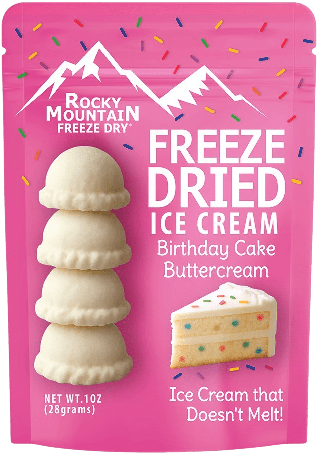 Birthday Cake Freeze Dried Ice Cream | 1 oz Classic Pack - Rocky Mountain Freeze Dry