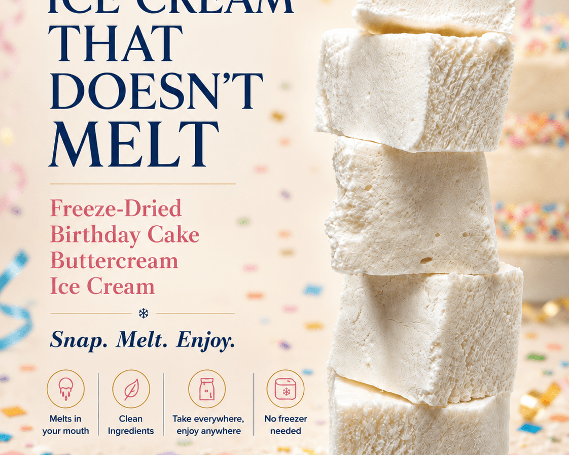 Birthday Cake Freeze Dried Ice Cream | 1 oz Classic Pack - Rocky Mountain Freeze Dry