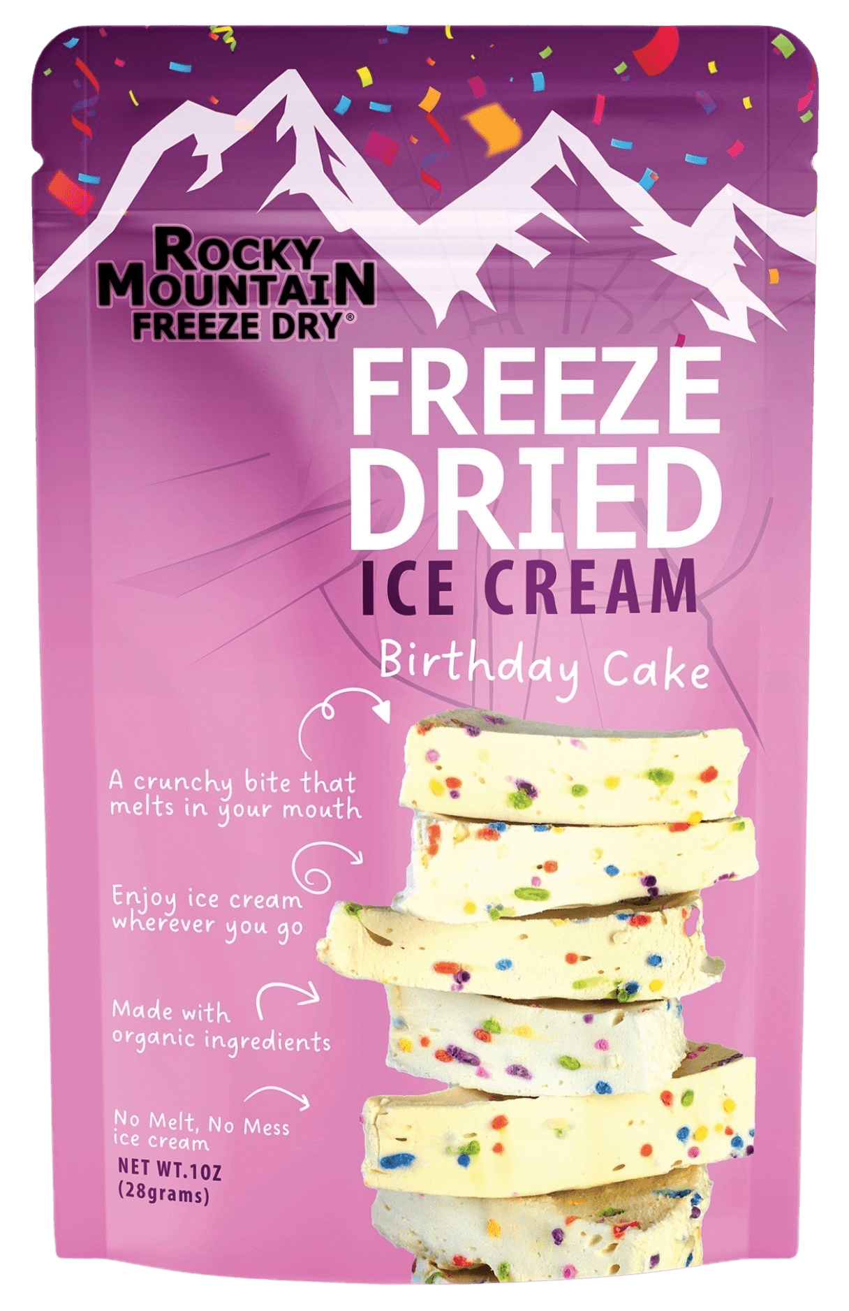 Birthday Cake Freeze Dried Ice Cream | 1 oz Classic Pack - Rocky Mountain Freeze Dry
