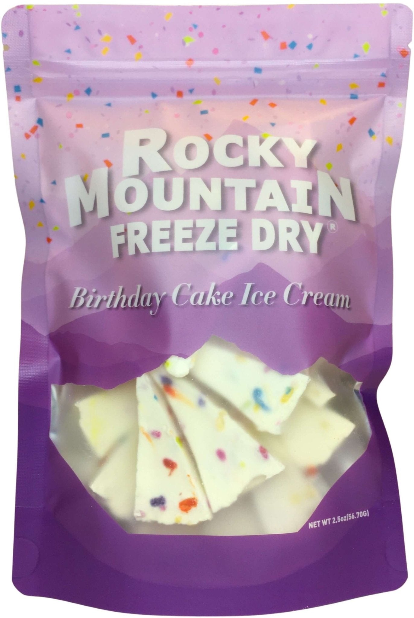 Birthday Cake Freeze Dried Ice Cream | 2.5 oz Shareable Pack - Rocky Mountain Freeze Dry