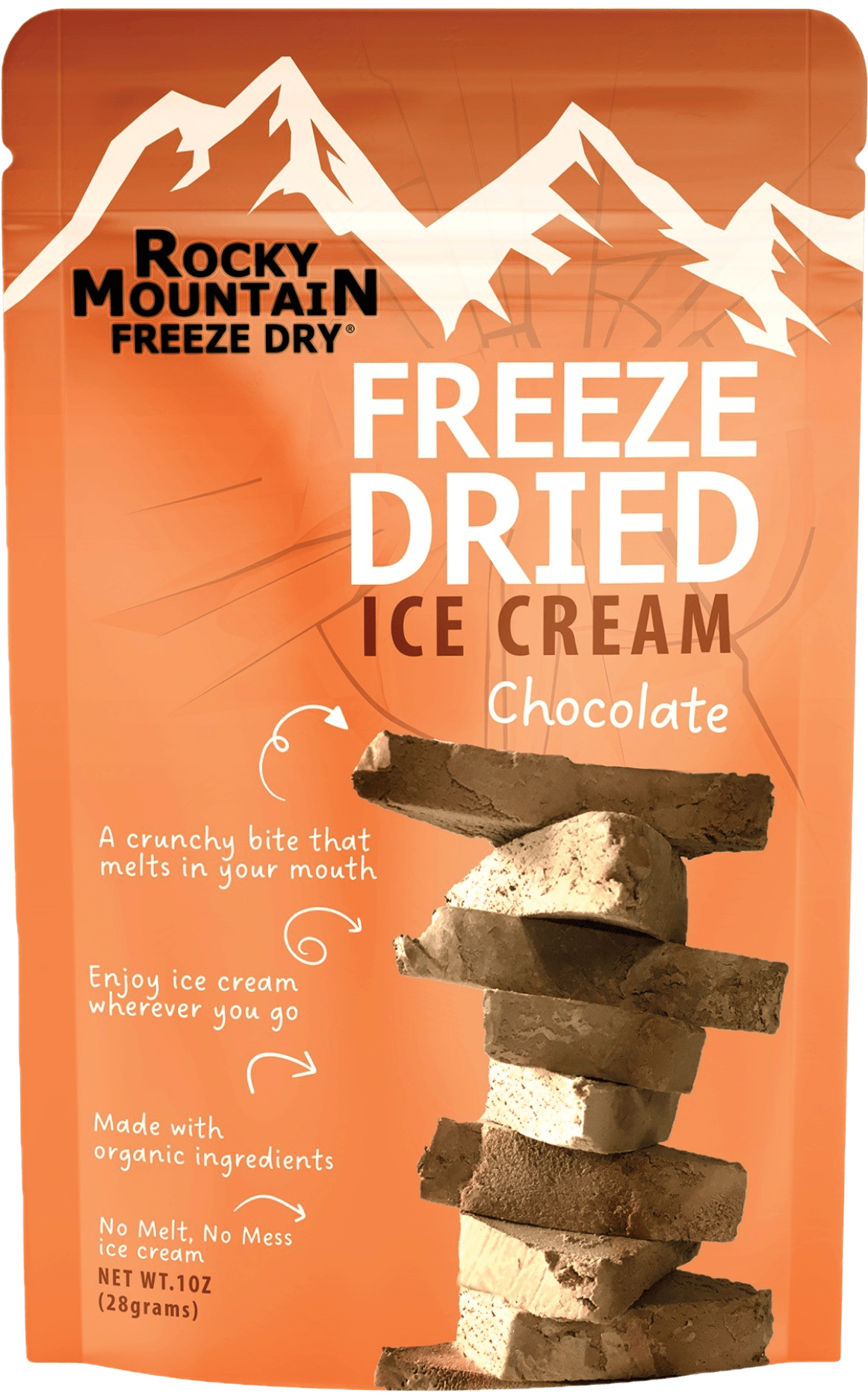Chocolate Freeze Dried Ice Cream | 1 oz Classic Pack - Rocky Mountain Freeze Dry
