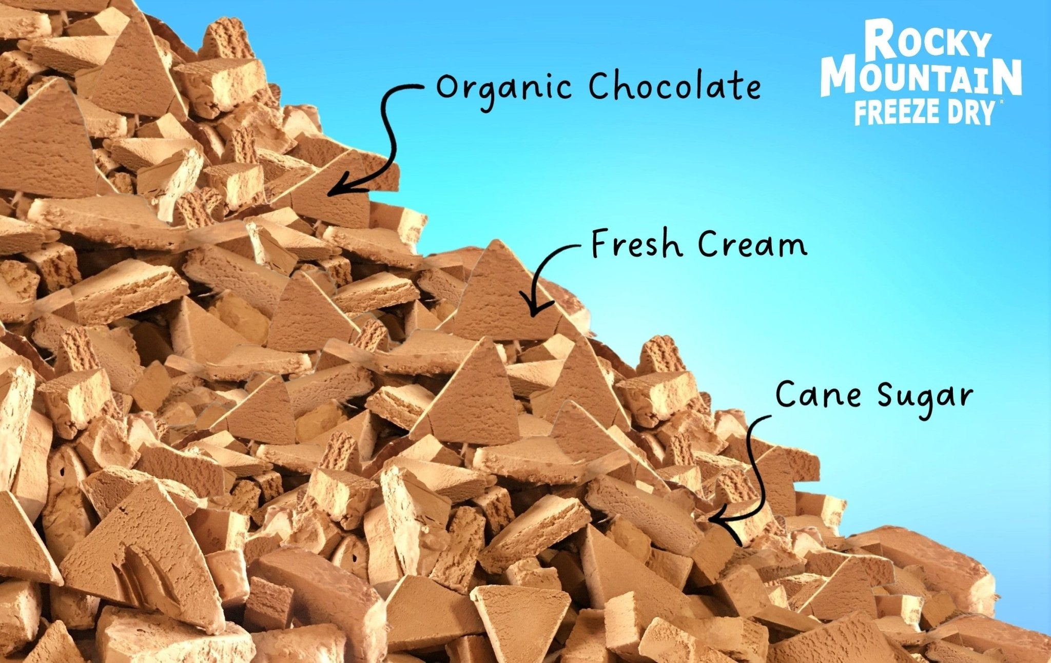Chocolate Freeze Dried Ice Cream | 1 oz Classic Pack - Rocky Mountain Freeze Dry