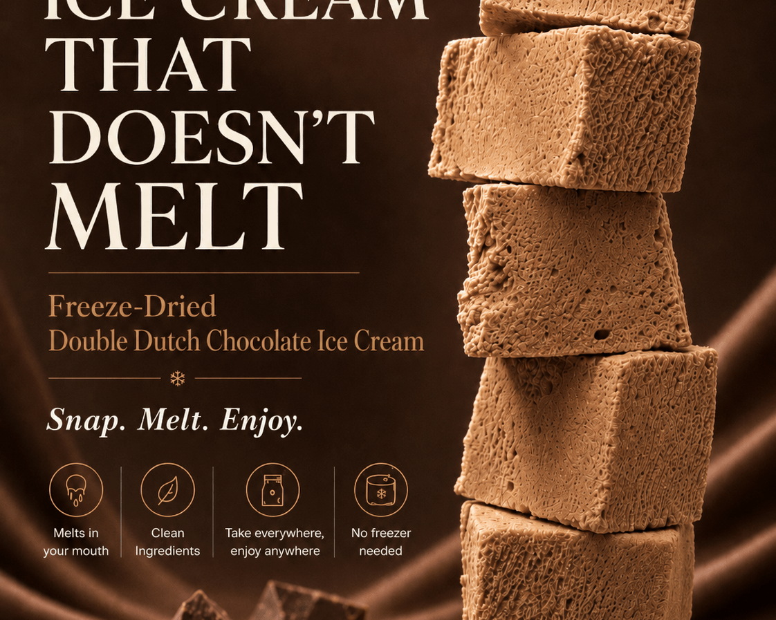 Chocolate Freeze Dried Ice Cream | 1 oz Classic Pack - Rocky Mountain Freeze Dry