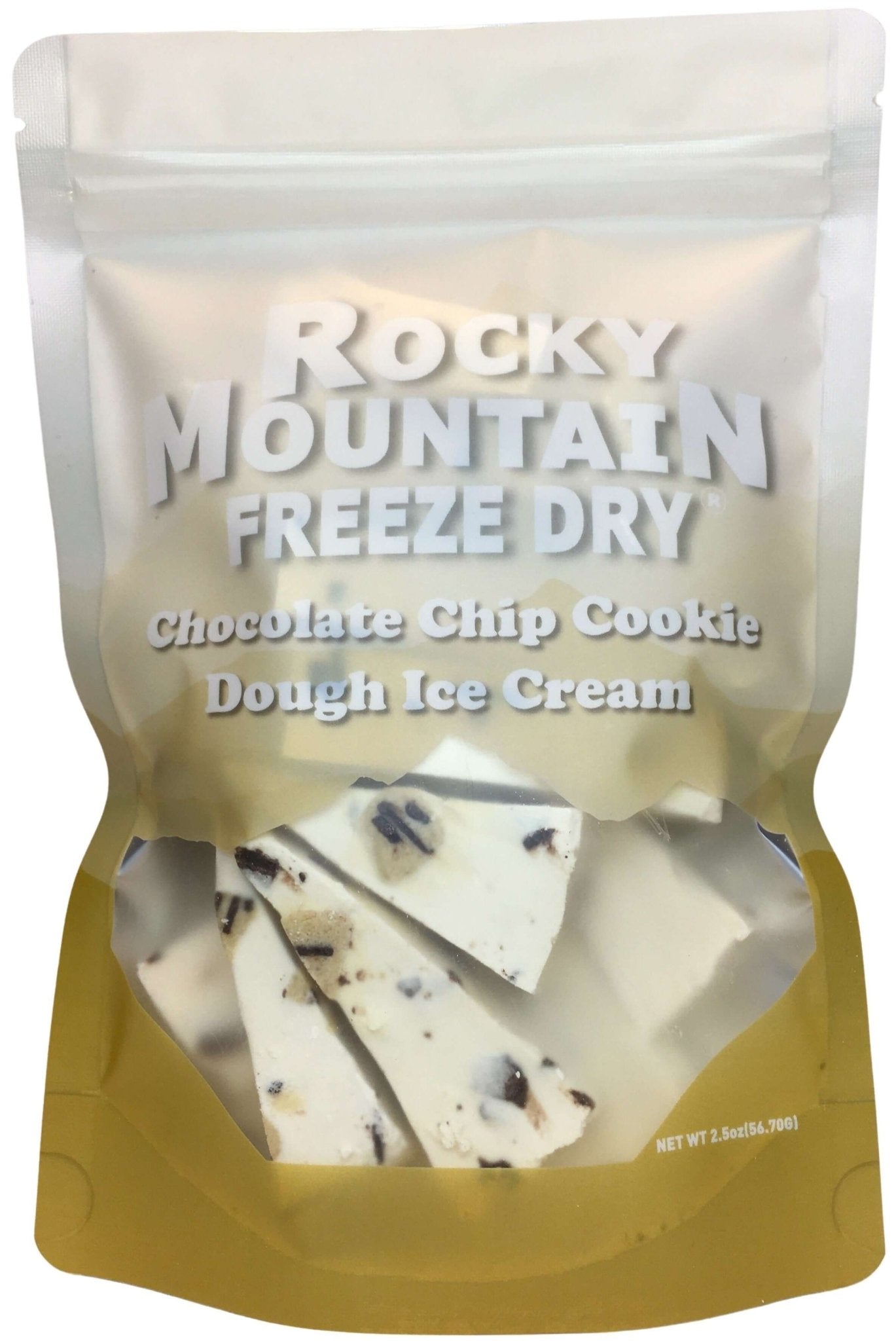Cookie Dough Freeze Dried Ice Cream | 2.5 oz Shareable Pack - Rocky Mountain Freeze Dry