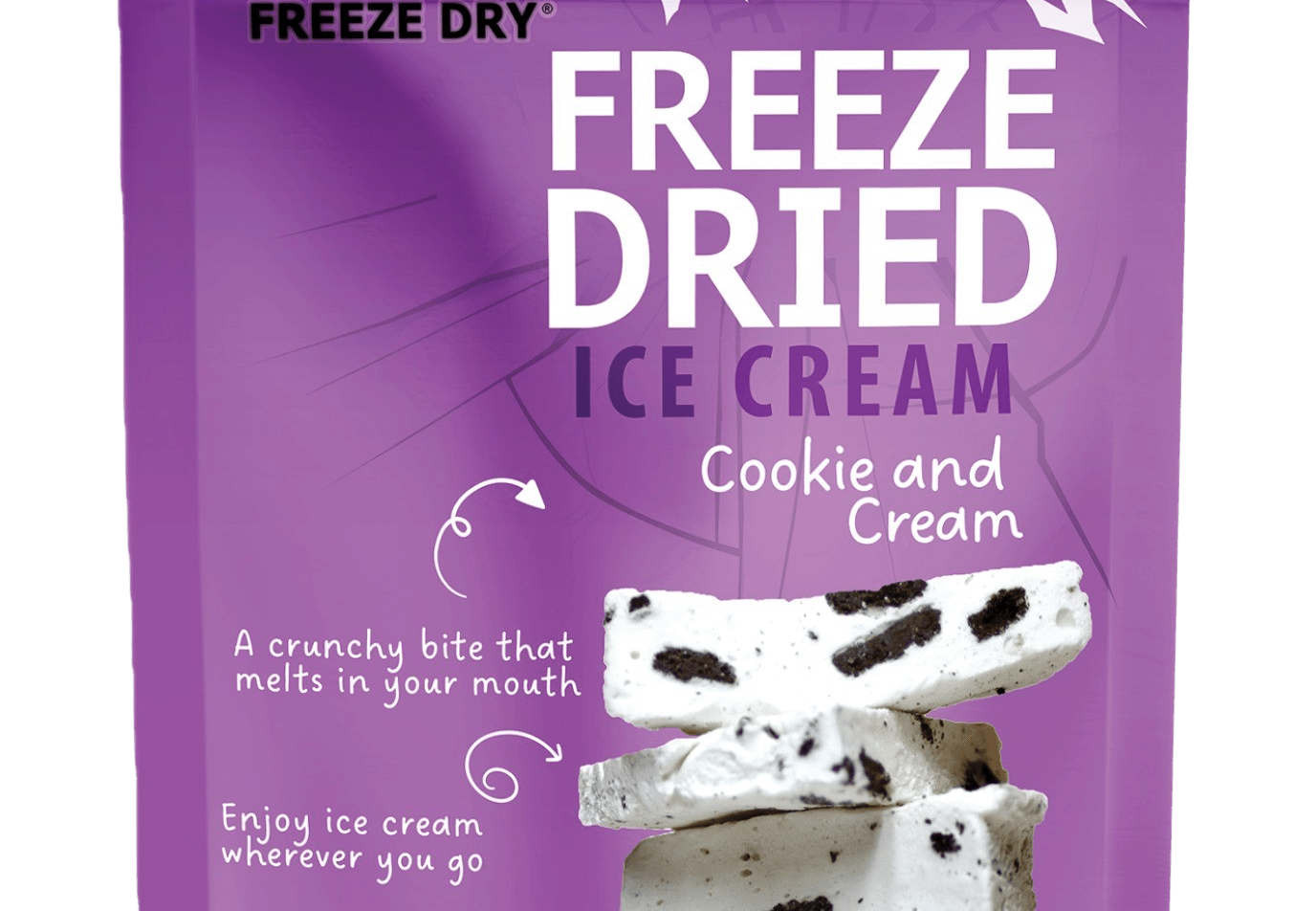 Cookies and Cream Freeze Dried Ice Cream | 1 oz Classic Pack - Rocky Mountain Freeze Dry