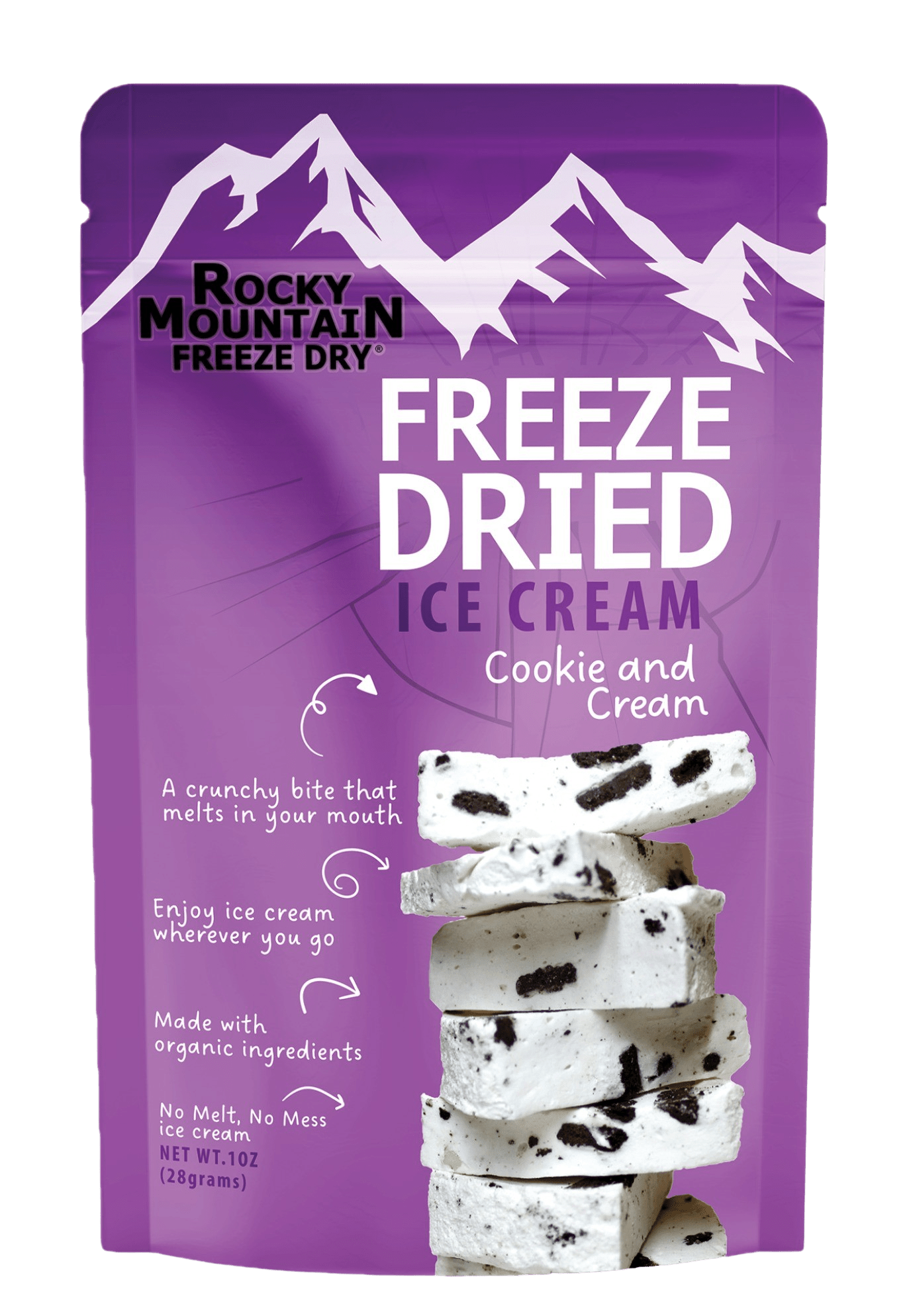 Cookies and Cream Freeze Dried Ice Cream | 1 oz Classic Pack - Rocky Mountain Freeze Dry