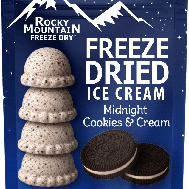 Cookies and Cream Freeze Dried Ice Cream | 1 oz Classic Pack - Rocky Mountain Freeze Dry