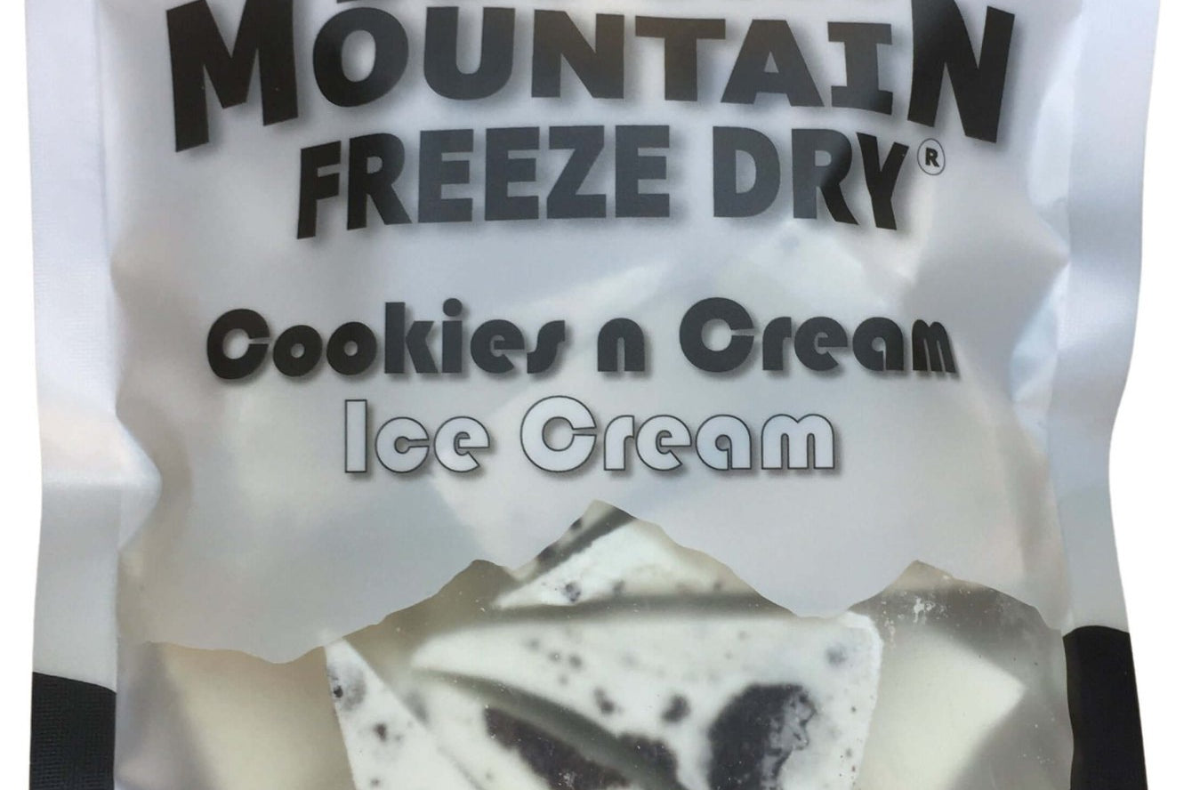 Cookies and Cream Freeze Dried Ice Cream | 2.5 oz Shareable Pack - Rocky Mountain Freeze Dry