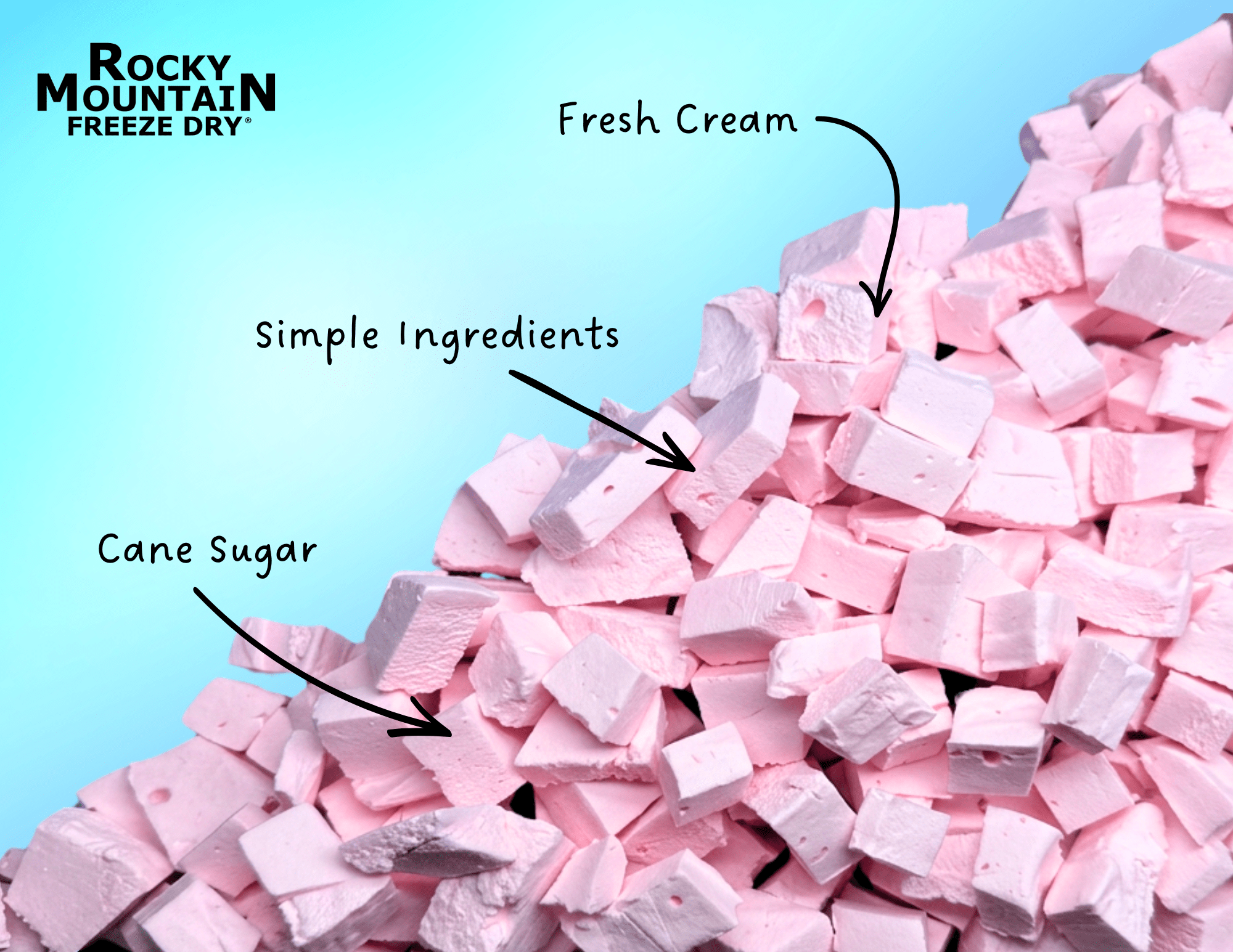 Cotton Candy Freeze Dried Ice Cream | 1 oz Classic Pack - Rocky Mountain Freeze Dry