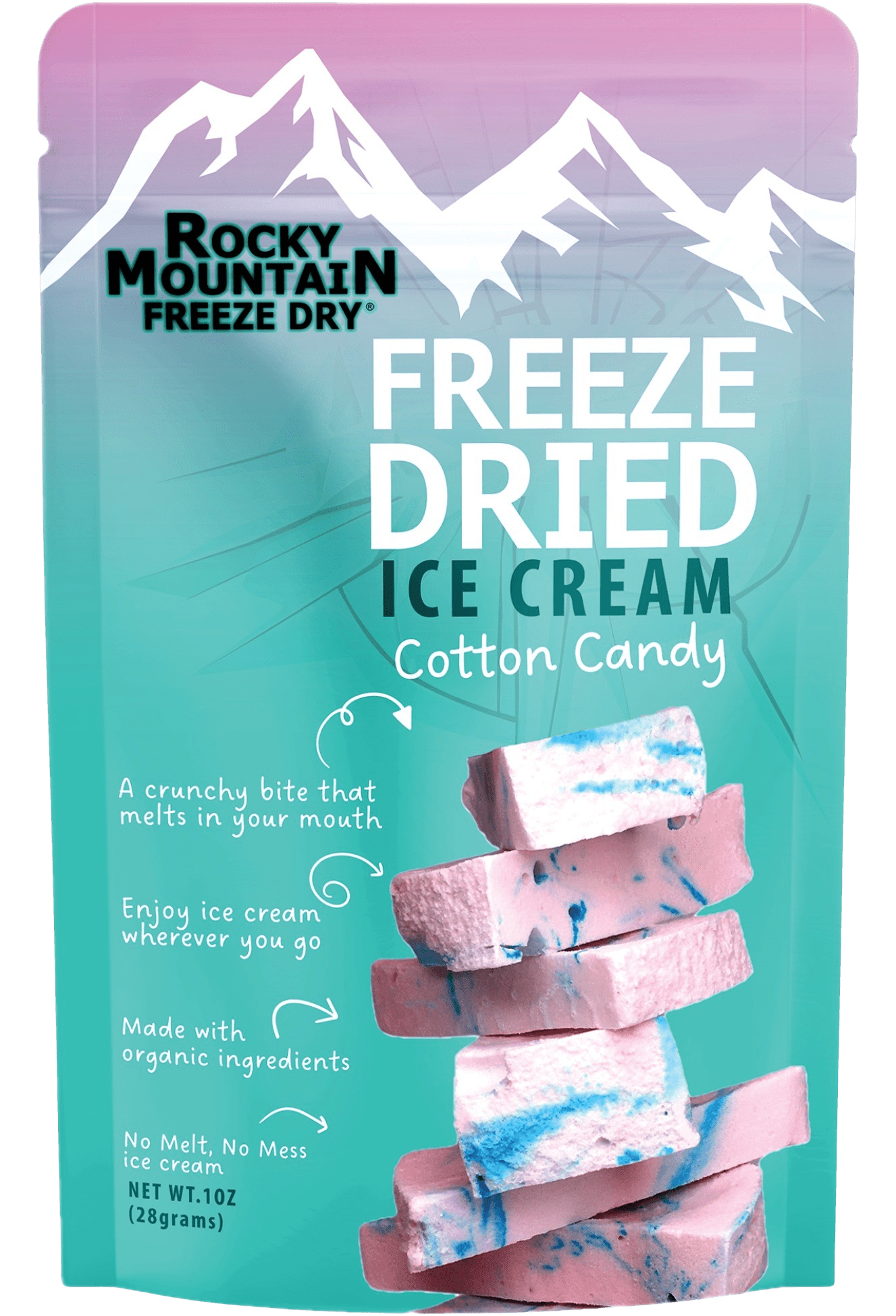 Cotton Candy Freeze Dried Ice Cream | 1 oz Classic Pack - Rocky Mountain Freeze Dry