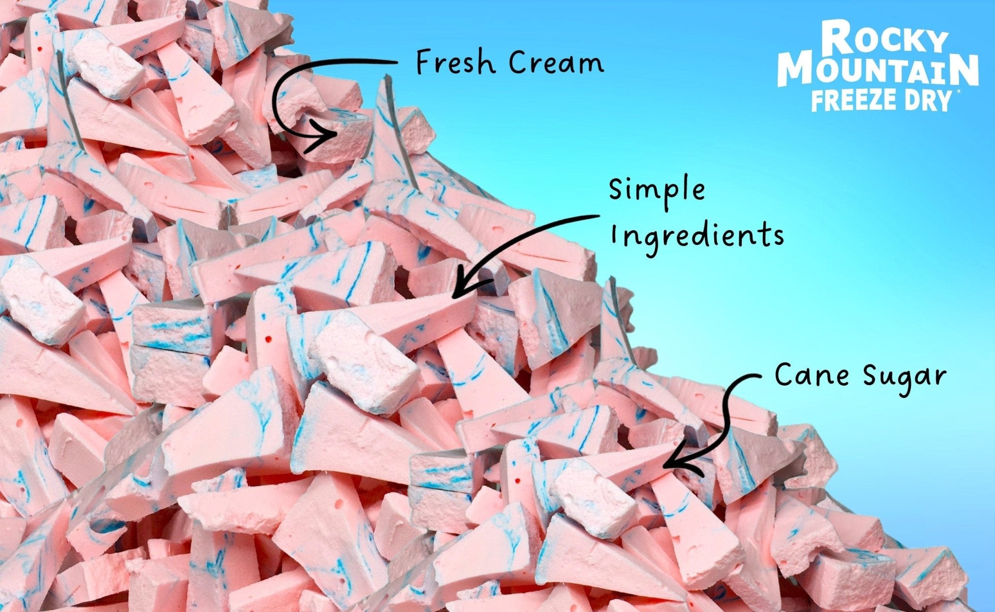 Cotton Candy Freeze Dried Ice Cream | 1 oz Classic Pack - Rocky Mountain Freeze Dry