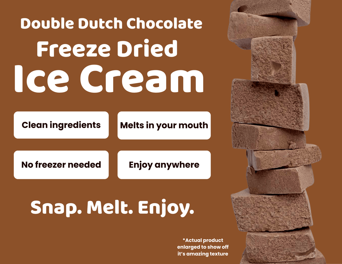 Double Dutch Chocolate Freeze Dried Ice Cream | 1 oz Pack - Rocky Mountain Freeze Dry