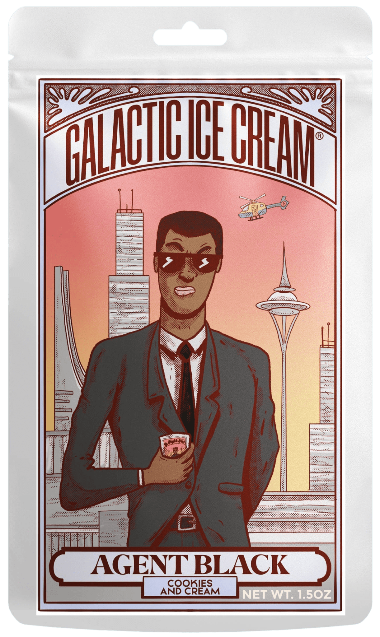 Galactic Agent Black Cookies and Cream Ice Cream - Rocky Mountain Freeze Dry