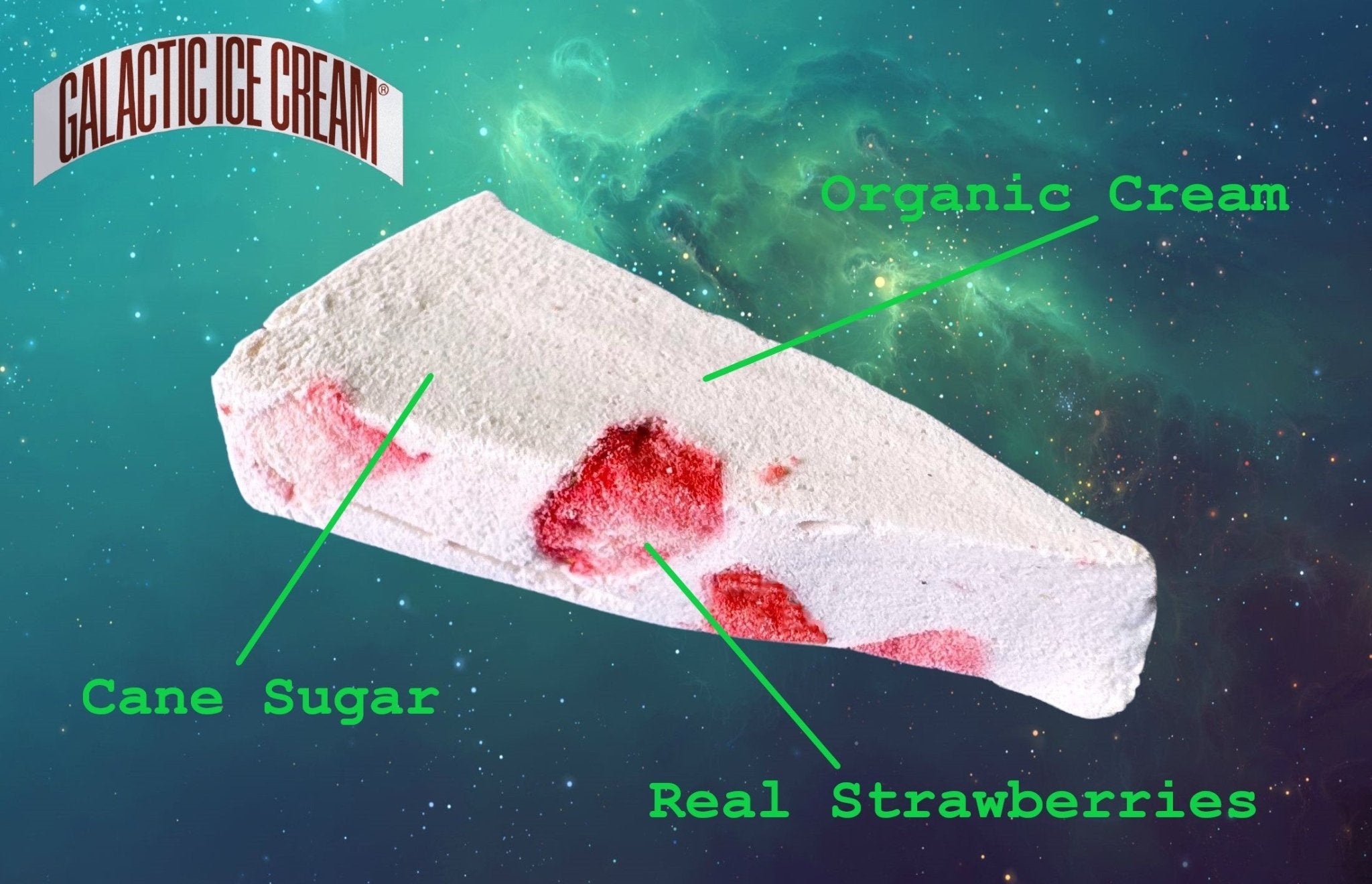 Galactic Farmer Strawberry Ice Cream - Rocky Mountain Freeze Dry
