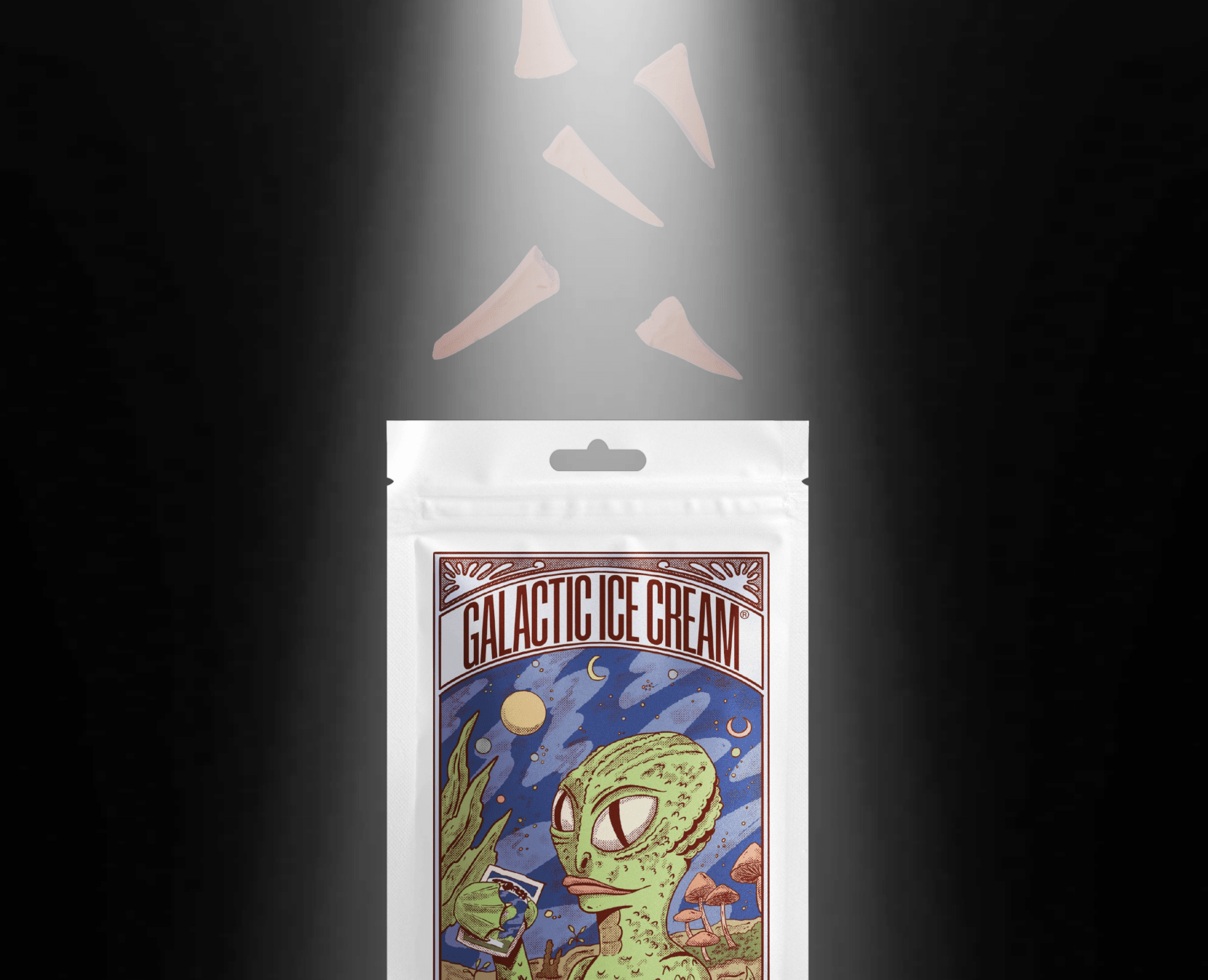 Galactic Reptilian Chocolate Ice Cream - Rocky Mountain Freeze Dry