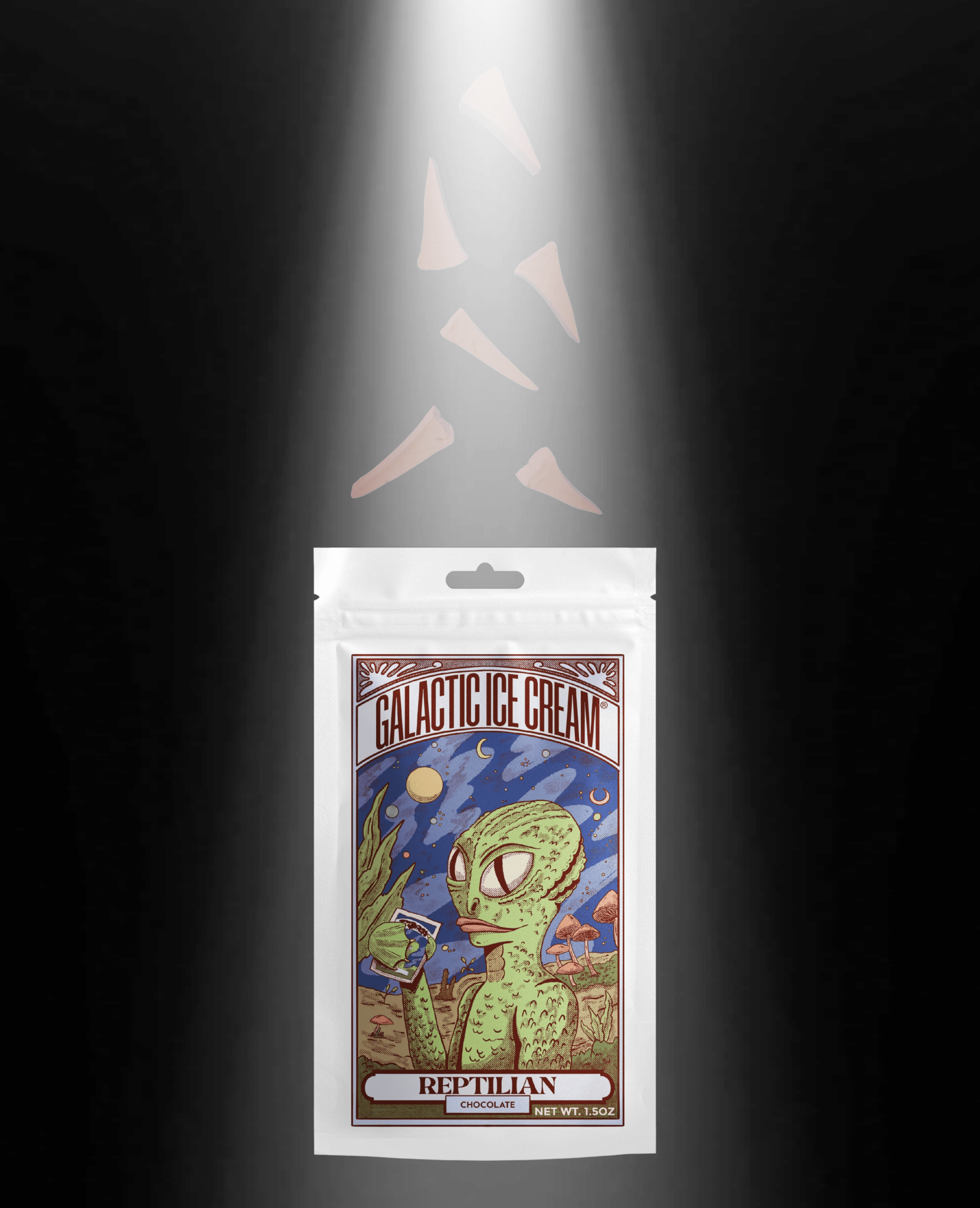 Galactic Reptilian Chocolate Ice Cream - Rocky Mountain Freeze Dry