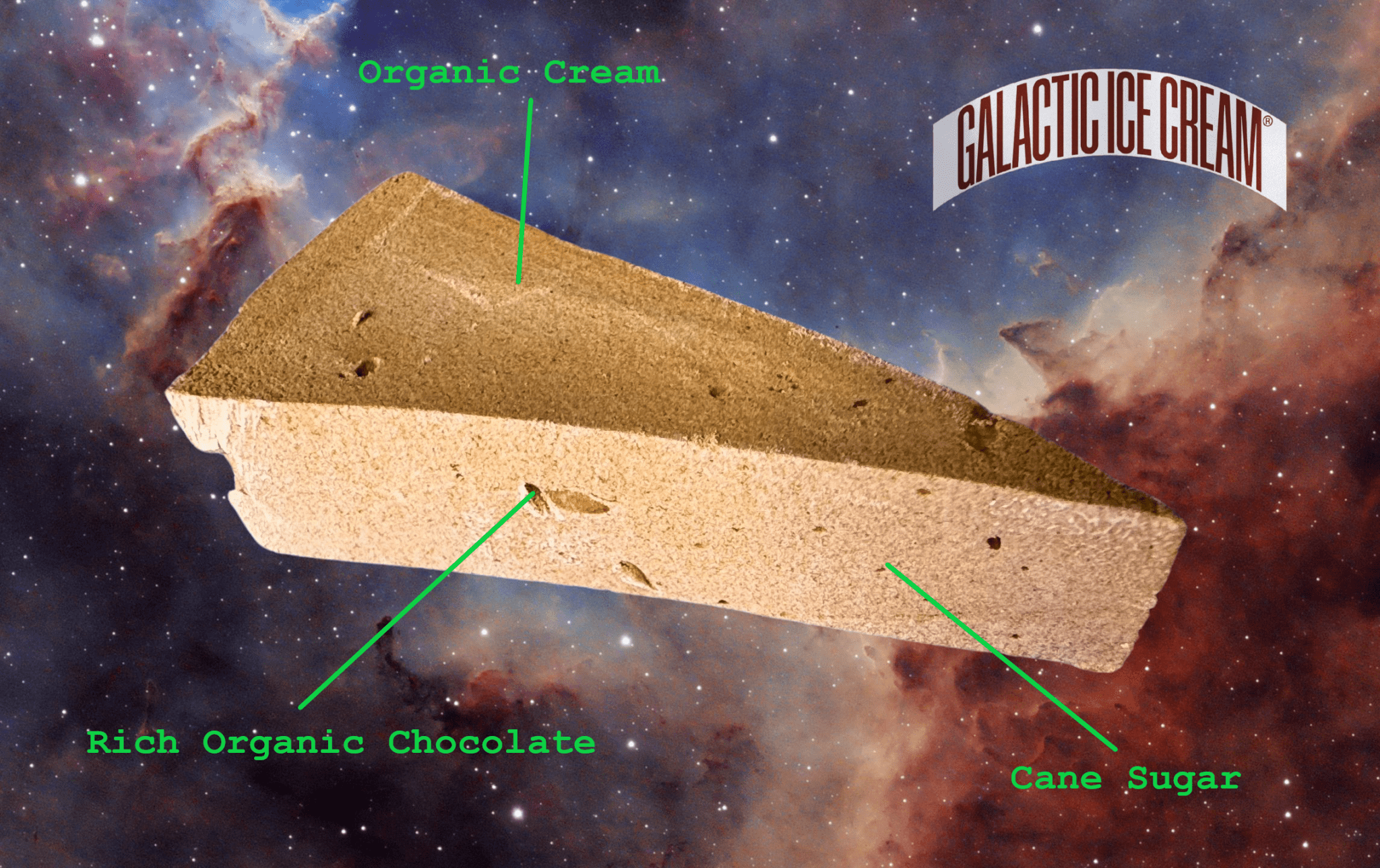 Galactic Reptilian Chocolate Ice Cream - Rocky Mountain Freeze Dry