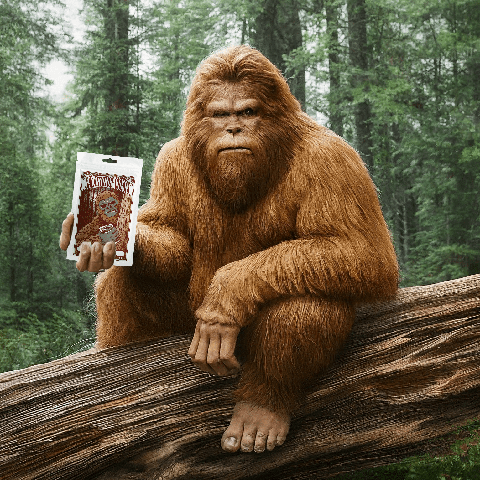 Galactic Sasquatch Cookie Dough Ice Cream - Rocky Mountain Freeze Dry
