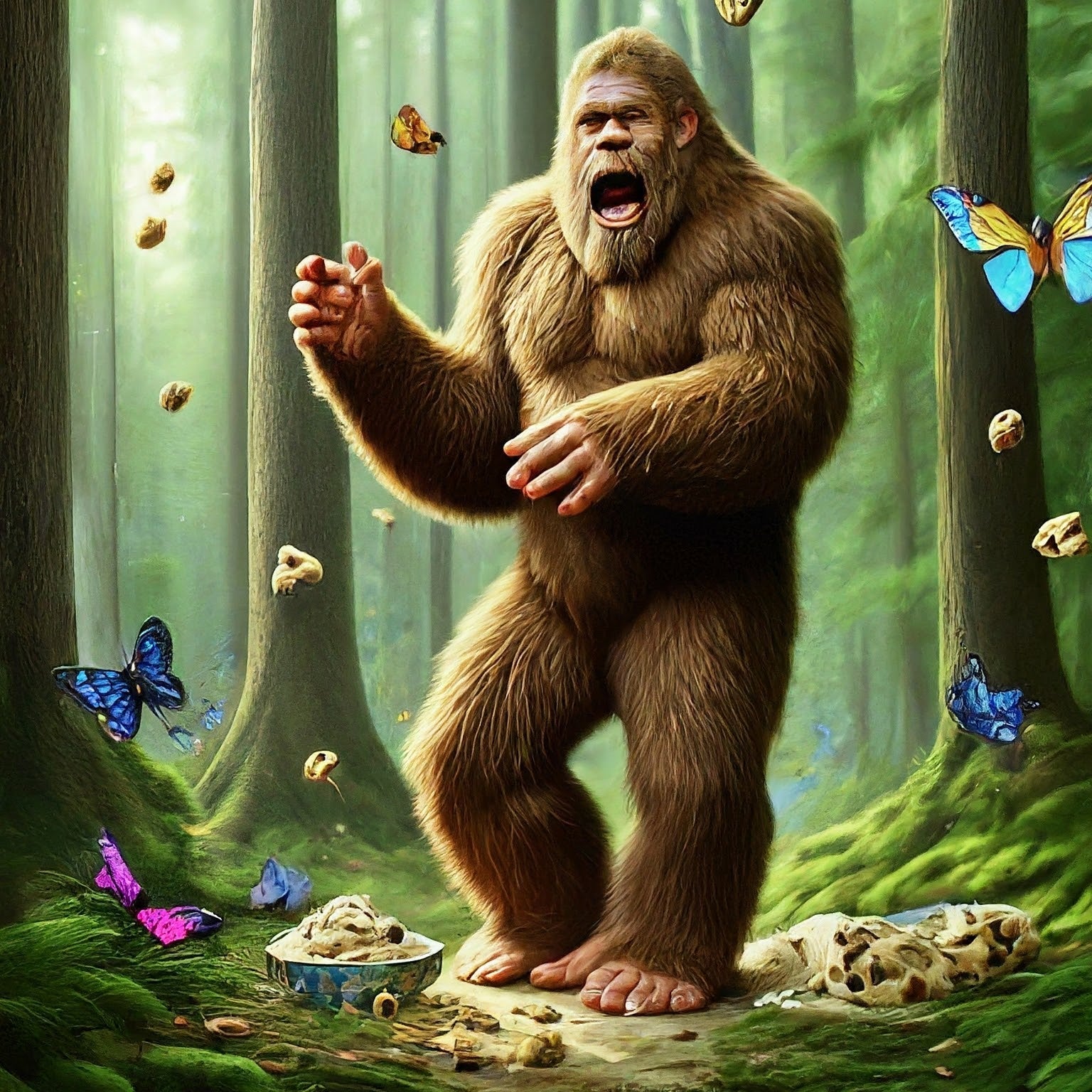 Galactic Sasquatch Cookie Dough Ice Cream - Rocky Mountain Freeze Dry