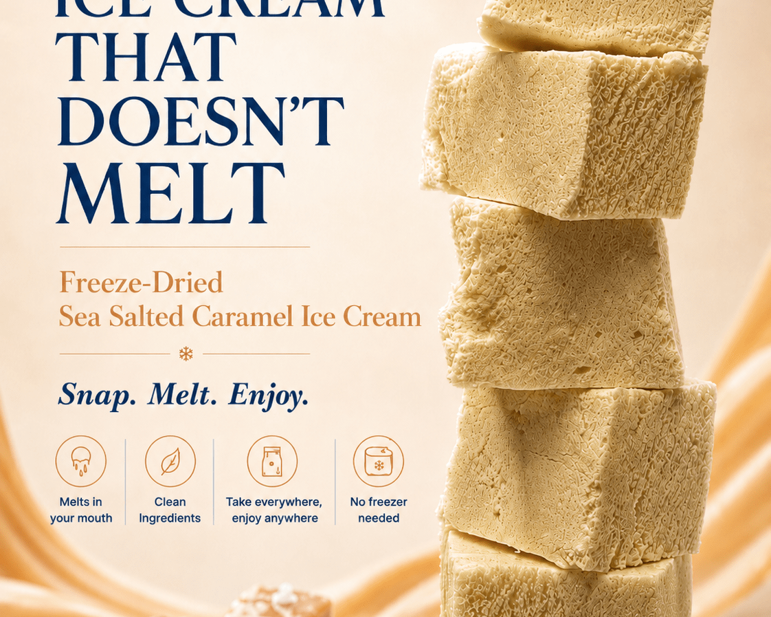 Sea Salted Caramel Freeze Dried Ice Cream - Rocky Mountain Freeze Dry