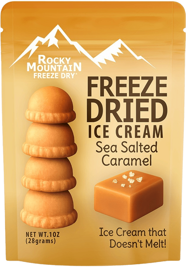 Sea Salted Caramel Freeze Dried Ice Cream - Rocky Mountain Freeze Dry