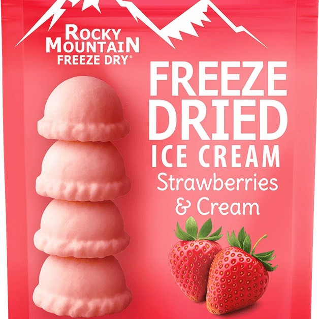 Strawberry Freeze Dried Ice Cream | 1 oz Classic Pack - Rocky Mountain Freeze Dry