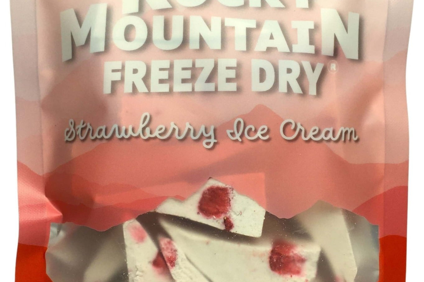 Strawberry Freeze Dried Ice Cream | 2.5 oz Shareable Pack - Rocky Mountain Freeze Dry