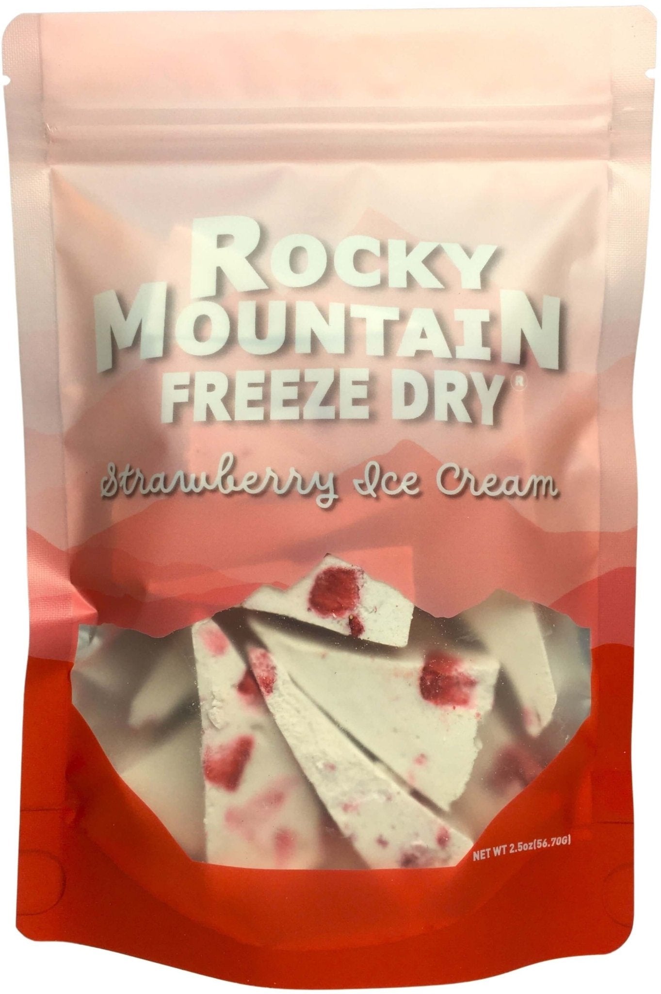 Strawberry Freeze Dried Ice Cream | 2.5 oz Shareable Pack - Rocky Mountain Freeze Dry