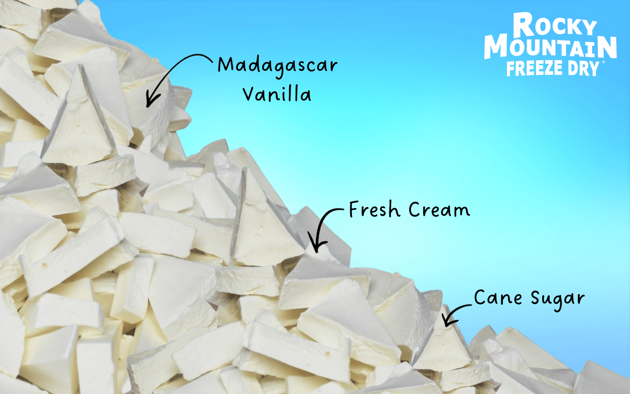 Vanilla Freeze Dried Ice Cream | 1 oz Classic Pack - Rocky Mountain Freeze Dry