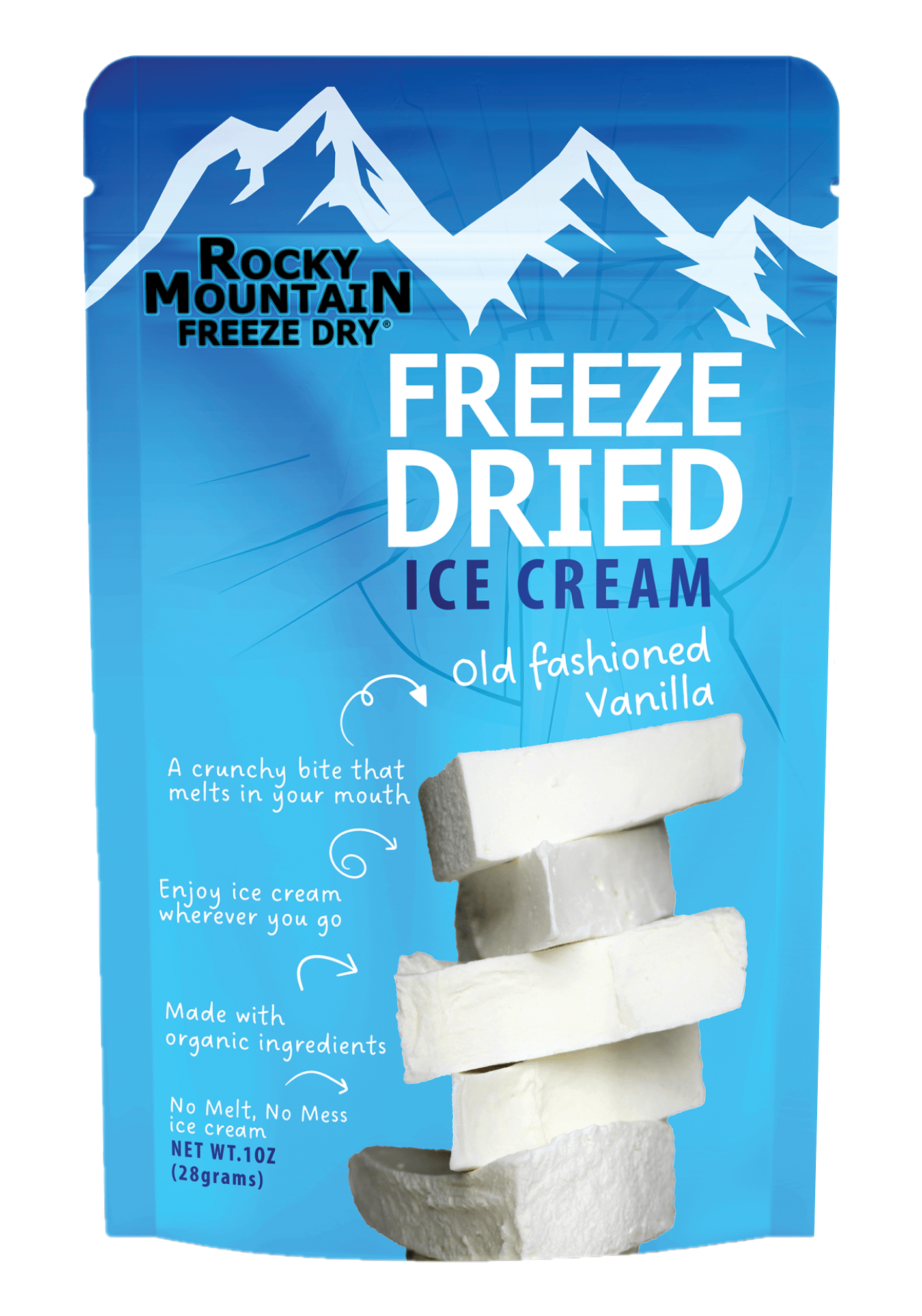 Vanilla Freeze Dried Ice Cream | 1 oz Classic Pack - Rocky Mountain Freeze Dry