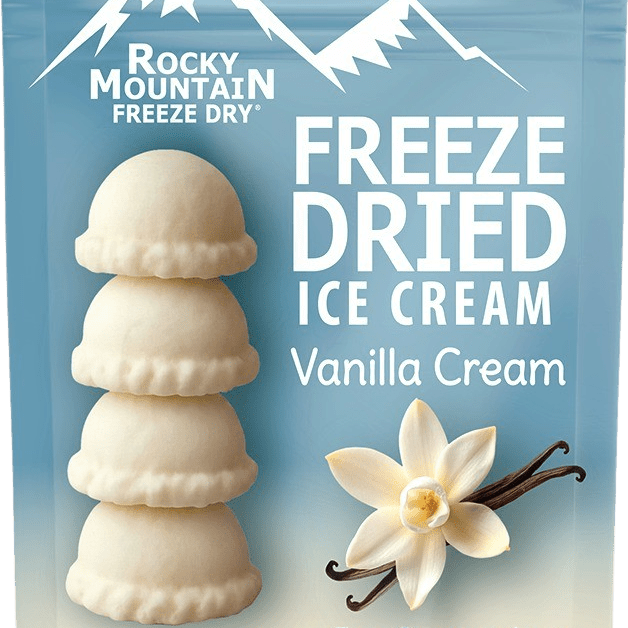 Vanilla Freeze Dried Ice Cream | 1 oz Classic Pack - Rocky Mountain Freeze Dry